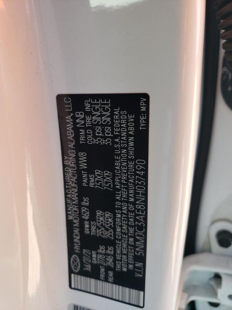 2022 HYUNDAI TUCSON SEL - 5NMJC3AE8NH037490 | SeoVin.biz