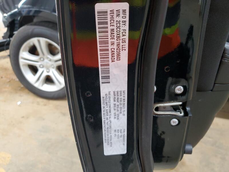 2022 DODGE CHARGER SXT - 2C3CDXBG1NH239603 | SeoVin.biz