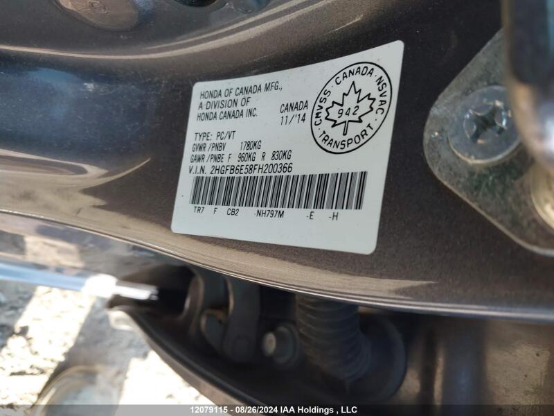 2015 HONDA CIVIC SEDAN - 2HGFB6E58FH200366 | SeoVin.biz