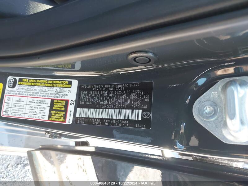 2025 TOYOTA CAMRY SE - 4T1DAACK5SU030071 | SeoVin.biz