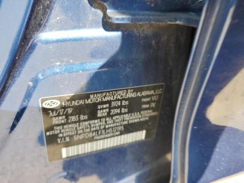 2020 HYUNDAI ELANTRA SEL - 5NPD84LF1LH512195 | SeoVin.biz