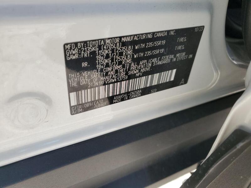 2024 TOYOTA RAV4 LIMITED - 2T3N1RFV5RW413759 | SeoVin.biz