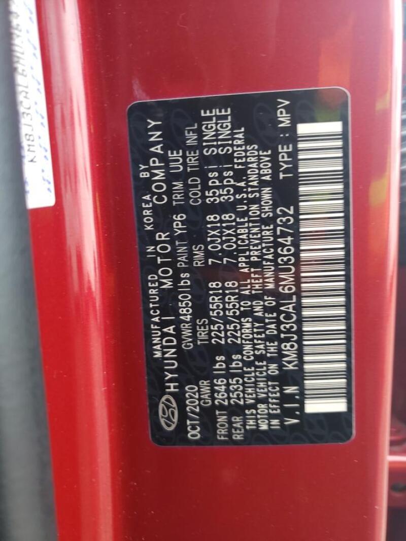 2021 HYUNDAI TUCSON LIMITED - KM8J3CAL6MU364732 | SeoVin.biz