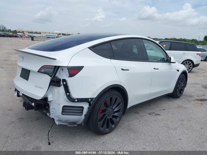 2022 TESLA MODEL Y PERFORMANCE DUAL MOTOR ALL-WHEEL DRIVE - 7SAYGDEF8NF460439 | SeoVin.biz