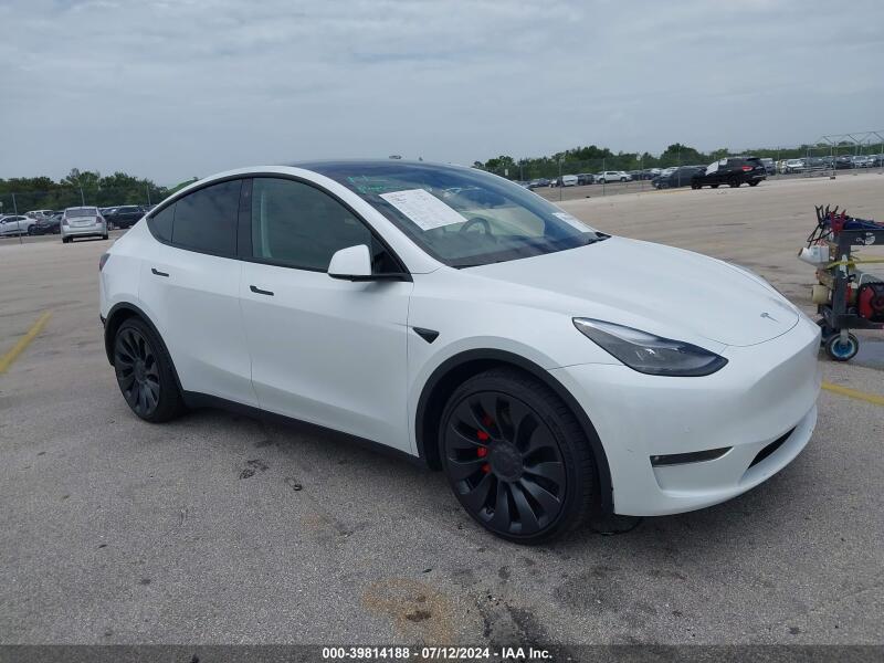 2022 TESLA MODEL Y PERFORMANCE DUAL MOTOR ALL-WHEEL DRIVE - 7SAYGDEF8NF460439 | SeoVin.biz