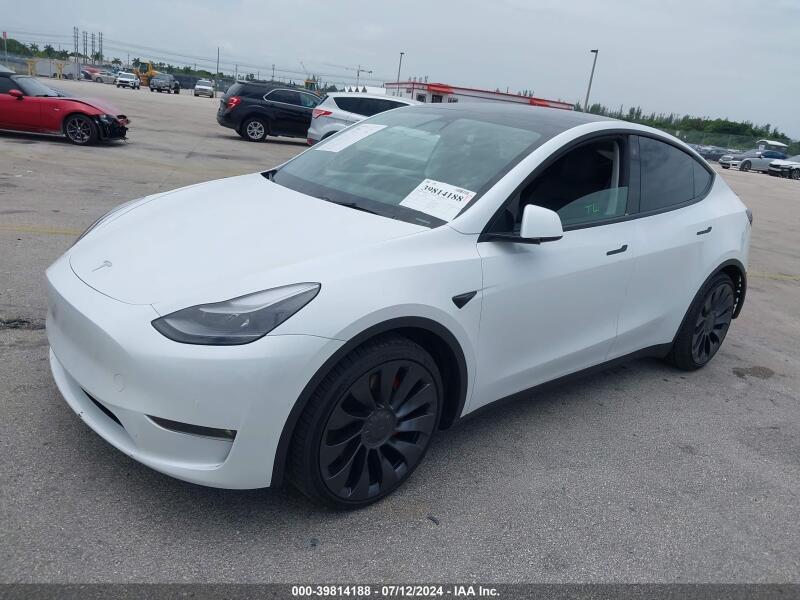 2022 TESLA MODEL Y PERFORMANCE DUAL MOTOR ALL-WHEEL DRIVE - 7SAYGDEF8NF460439 | SeoVin.biz